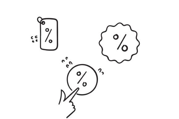 Download Doodle Discount Banner Illustration - Disco Collection