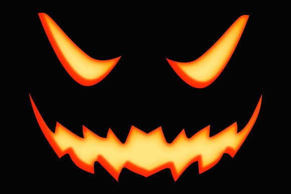 Download Scary Glowing Jack O Lantern Face - Premium Resources