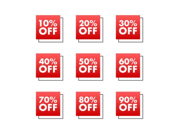 Download Set Sale Tags. Special Offer Discount - Disco Collection