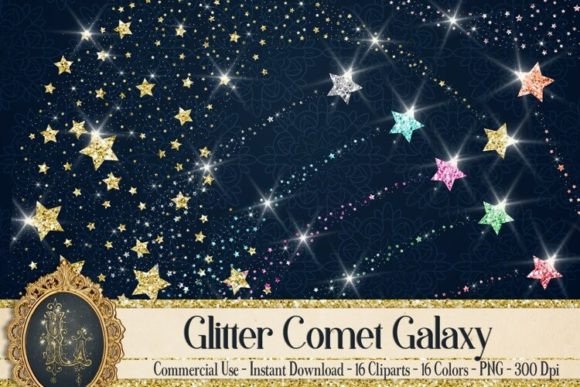 Download Glowing Glitter Comet Star Galaxy PNG - Glowing Collection