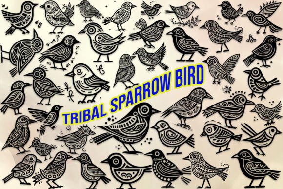 Download Tribal Sparrow Bird - Premium Resources