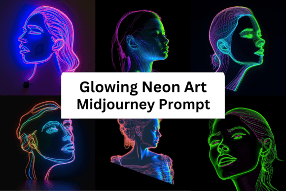 Download Ai Prompt for Glowing Neon Art - Glowing Collection